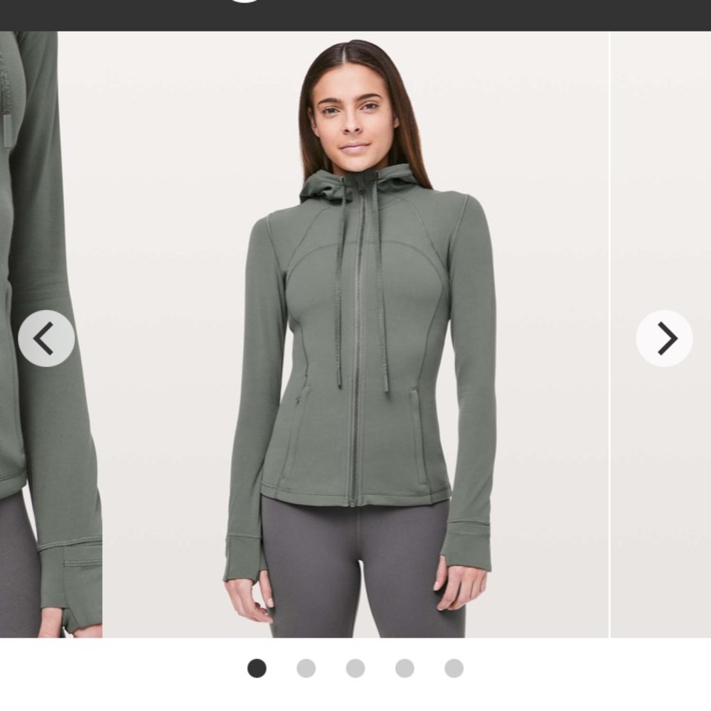 Lululemon Hooded Define Jacket *Nulu
Grey Sage Size 8